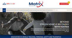 Desktop Screenshot of matrix.co.za