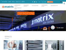 Tablet Screenshot of matrix.com.br