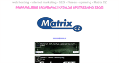 Desktop Screenshot of matrix.cz
