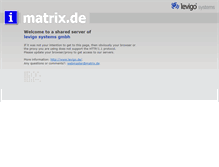 Tablet Screenshot of matrix.de