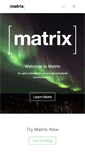 Mobile Screenshot of matrix.org